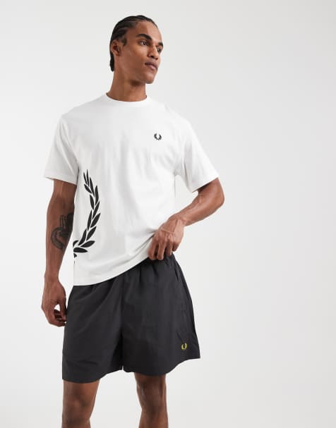 Fred Perry - Tennis - Performance - Tennisshort met logo in zwart - view 1