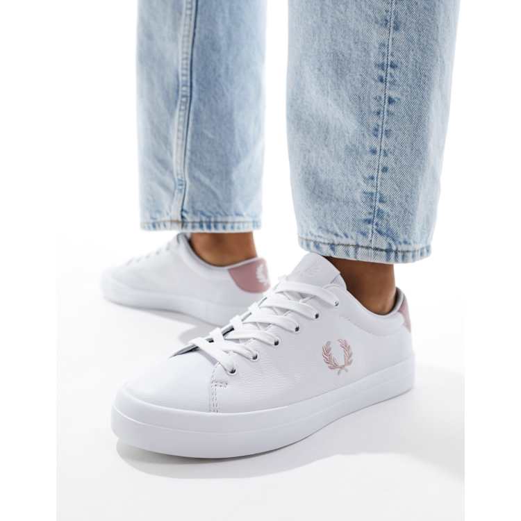 【FRED PERRY】lottie leather trainers ローカット スニーカー Fred Perry Lottie sneakers in white | ASOS