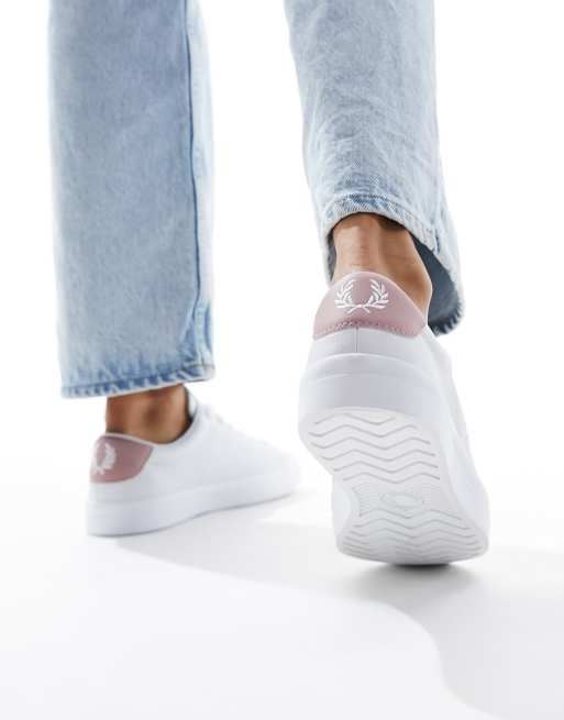 【FRED PERRY】lottie leather trainers ローカット スニーカー Fred Perry Lottie sneakers in white | ASOS