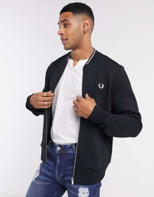 Fred perry hotsell tipped bomber jacket