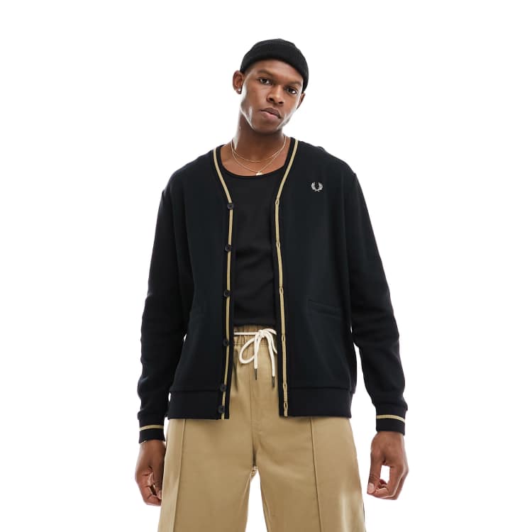 【専用】FRED PERRYTippedPiqueTextureCardigan 206036383-1-black?$n_750w$&wid