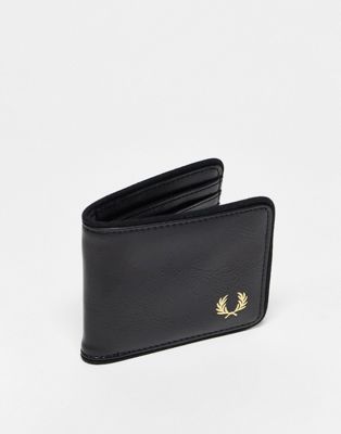 Fred Perry tonal classic wallet in black | ASOS