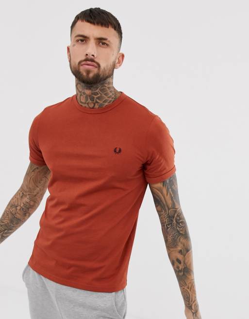 Fred perry orange discount shirt