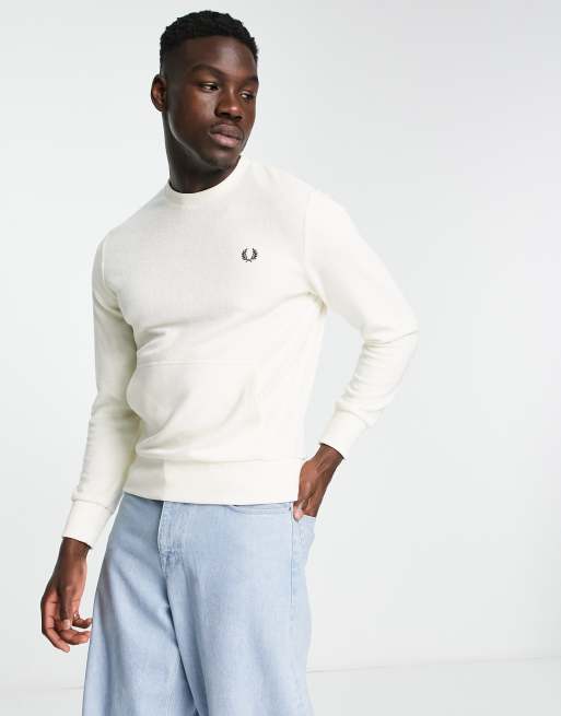 Fred perry crew neck sweatshirt best sale