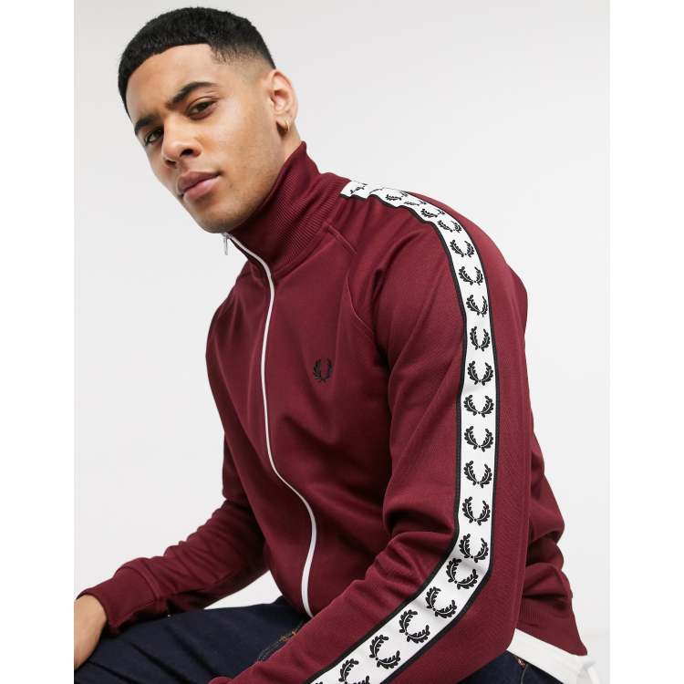 fred perry jacket bordeaux
