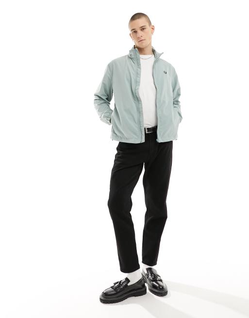 Fred Perry – Trainingsjacke aus Webstoff in Babyblau, 2 von 4