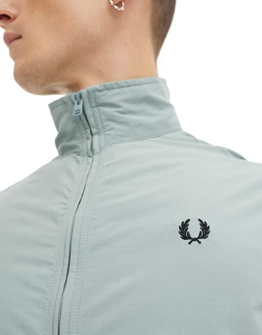 Fred Perry – Trainingsjacke aus Webstoff in Babyblau, 3 von 4