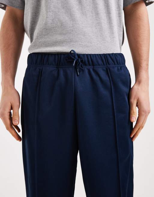 Fred Perry - Tramline - Pantaloni sportivi blu con fettuccia con logo, 5 di 5