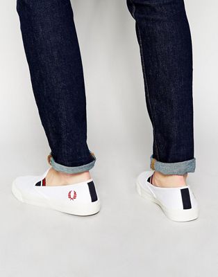 Fred Perry Turner Slip-On Canvas Sneakers | ASOS