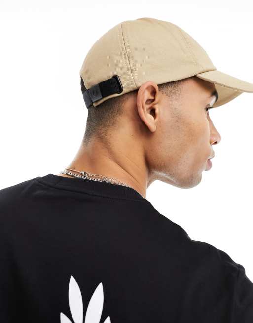 Fred Perry twill cap in beige | ASOS