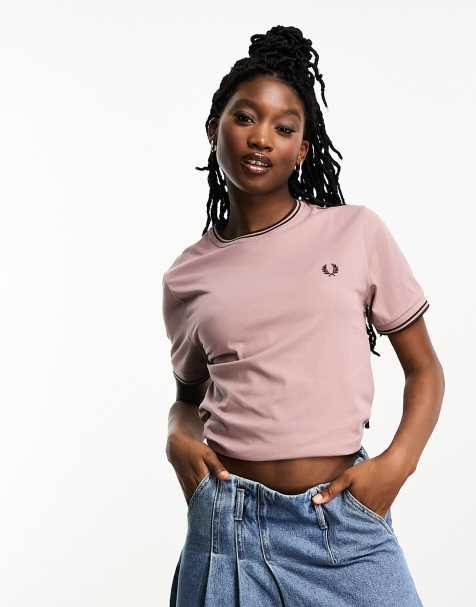 Womens fred perry clearance top