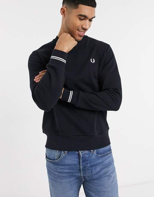 Fred perry best sale sweatshirt navy