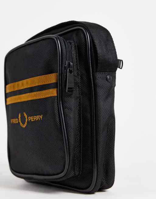 Fred perry twin 2025 tipped cross body bag