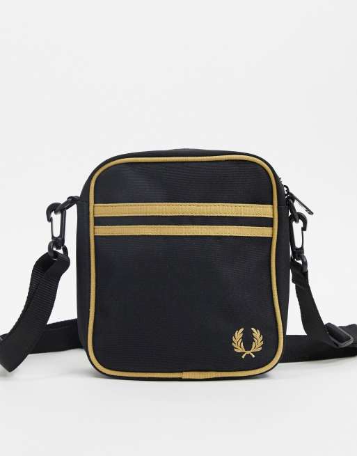 Fred perry twin store tipped cross body bag