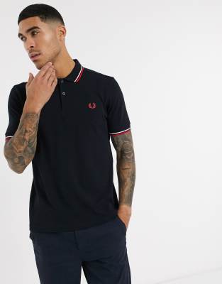 fred perry polo shirt navy