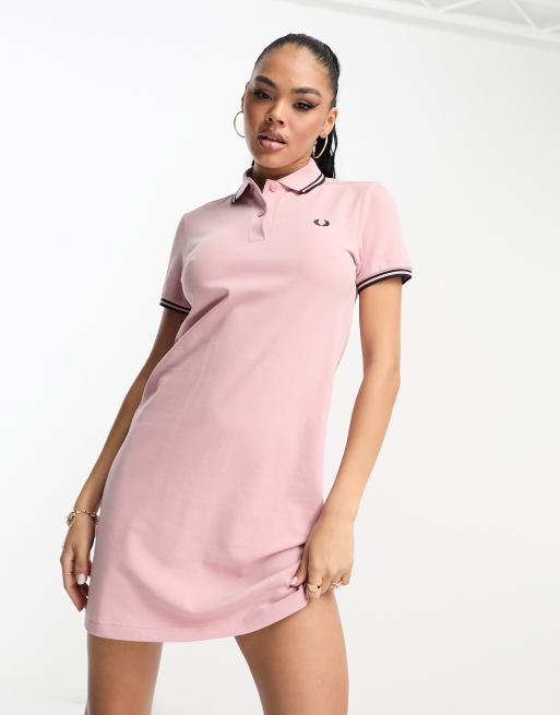 Pink polo clearance dress