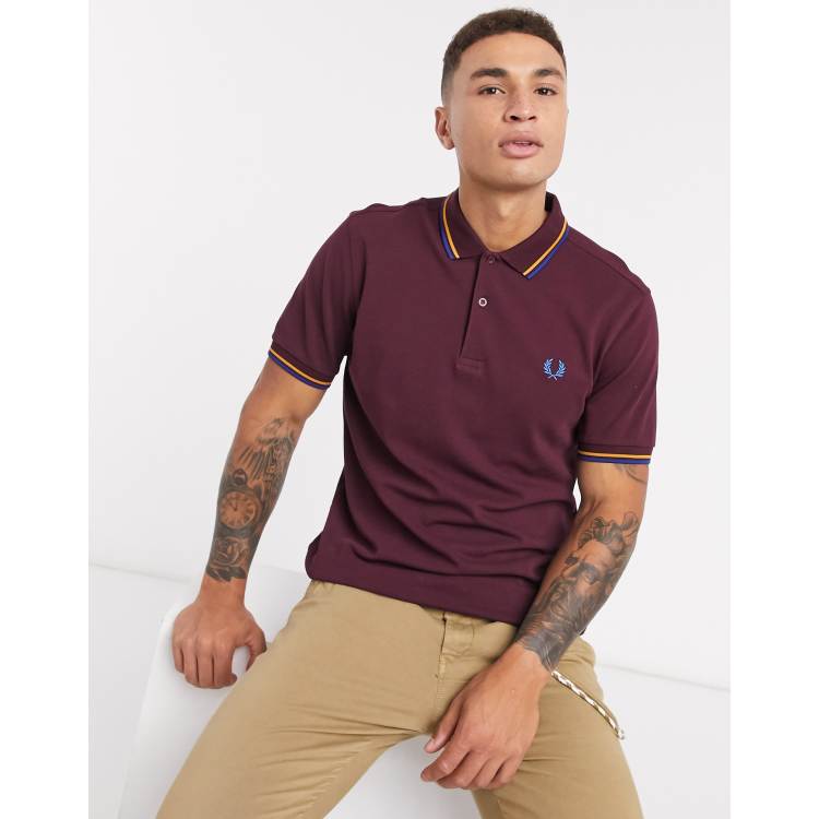 Fred Perry twin tipped polo in |