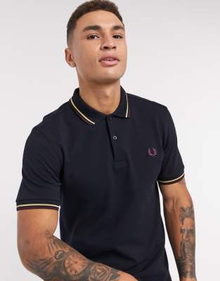 fred perry polo maroon