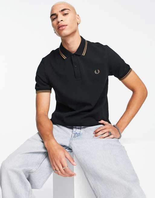 Fred perry twin tipped 2025 short sleeve polo shirt