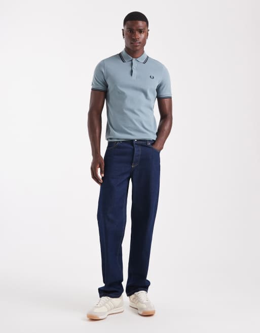 トップス Twin Tipped Fred Perry Shirt Fred Perry twin tipped polo shirt in navy | ASOS