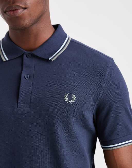 トップス Twin Tipped Fred Perry Shirt Fred Perry twin tipped polo shirt in navy | ASOS