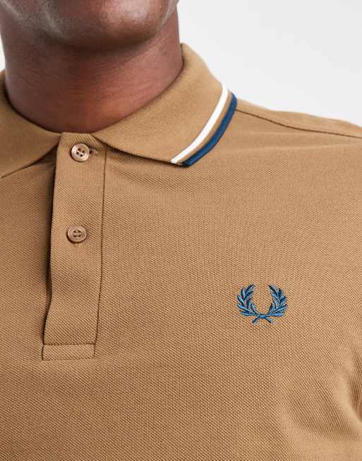 トップス FRED PERRY ORIGINAL TWIN TIPPED POLO New Fred Perry M12 Twin Tipped Men's Classic Polo Regular