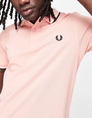 pink fred perry polo shirt womens