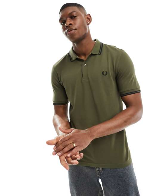 Fred perry outlet green polo