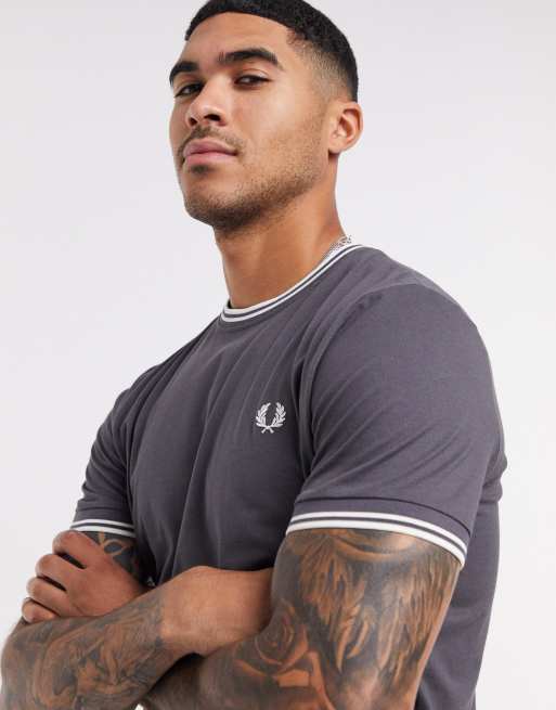 Fred perry store t shirt grey