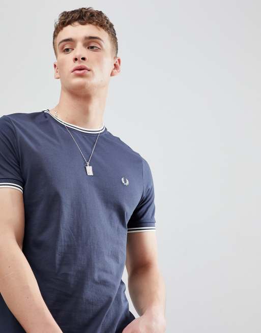 fred perry grey t shirt