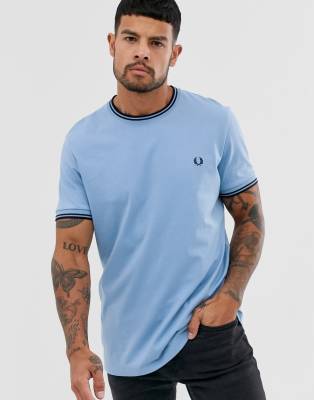 fred perry t shirt blue