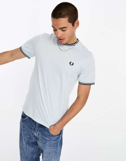 Light blue fred sales perry t shirt