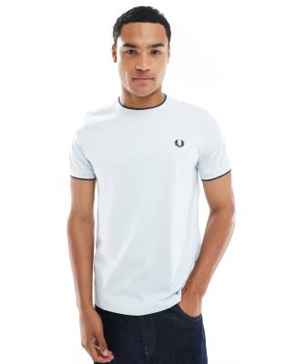 Fred Perry Twin Tipped T-shirt In White