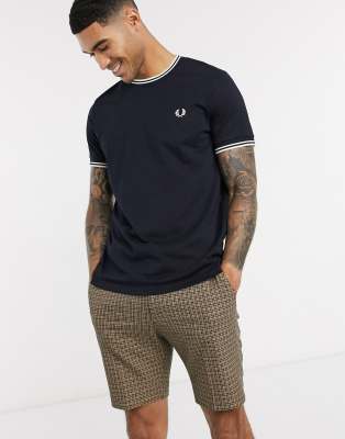 twin tipped t shirt fred perry