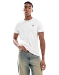 [Fred Perry] Fred Perry twin tipped t-shirt in white L White