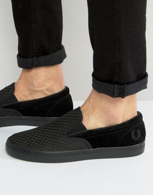 fred perry underspin slip on