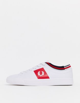 fred perry underspin leather trainers