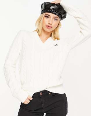 fred perry shawl neck sweater