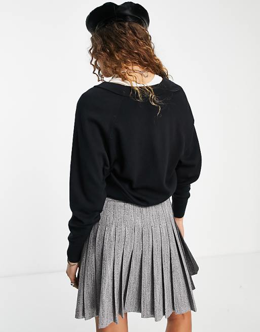 Fred Perry V-neck cardigan in black | ASOS Fred Perry V-neck cardigan in black | ASOS