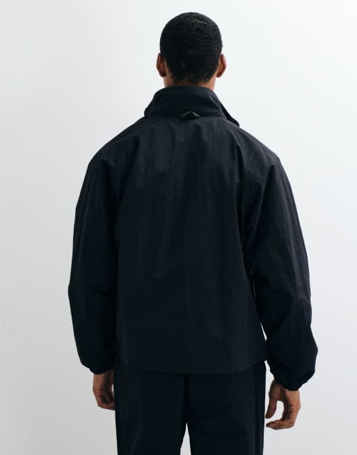 Fred Perry veste shell oversize d'ensemble noire, 2 de 5
