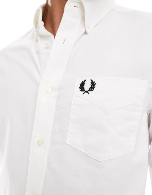 Fred Perry – Vit oxfordskjorta, 4 av 4