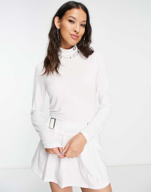 Fred Perry – Vit topp med polokrage 