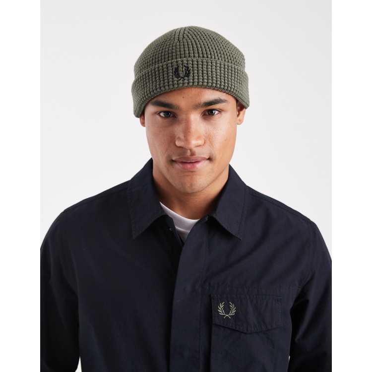 帽子 FRED PERRY Beanie Fred Perry beanie in black | ASOS