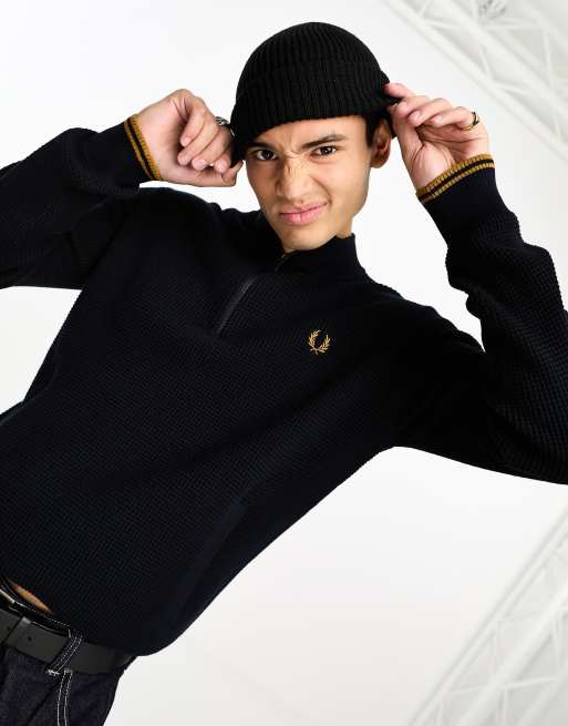 Fred perry zip on sale jumper