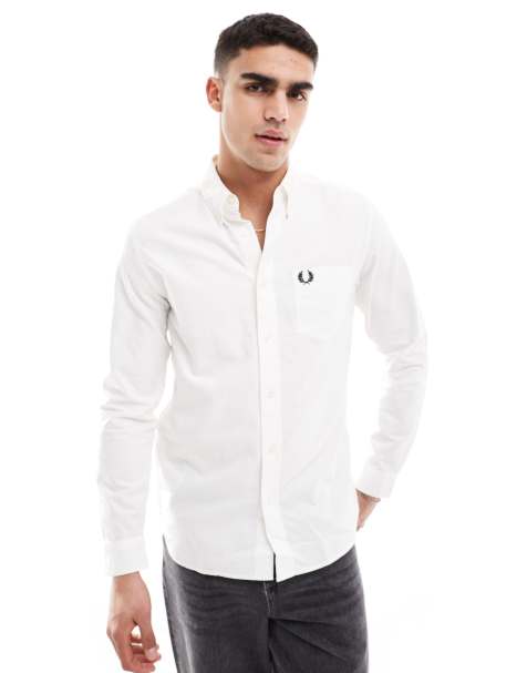 Fred Perry – Weißes Oxford-Hemd - view 1