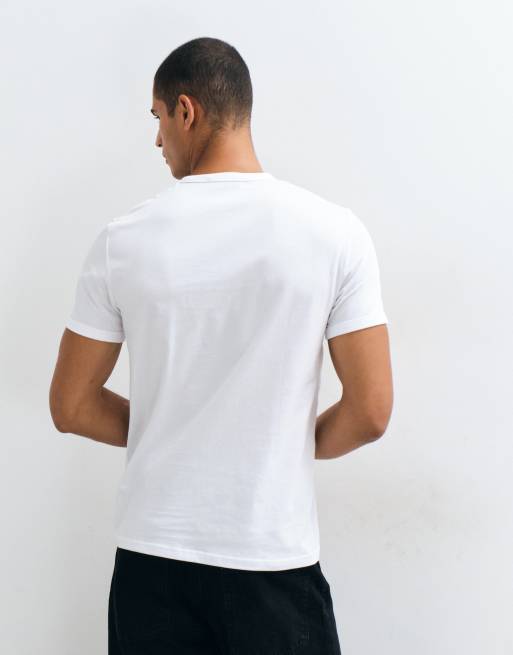 Fred Perry – Weißes Ringer-T-Shirt, 4 von 5