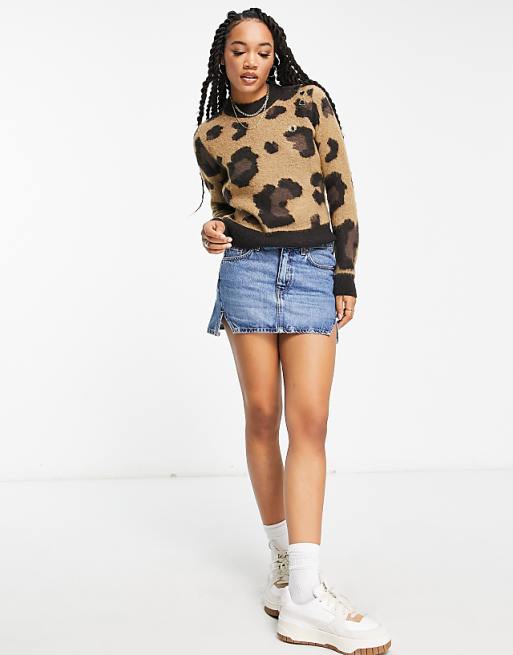 Fred Perry X Amy Winehouse jumper in leopard | ASOS Fred Perry X Amy Winehouse jumper in leopard | ASOS