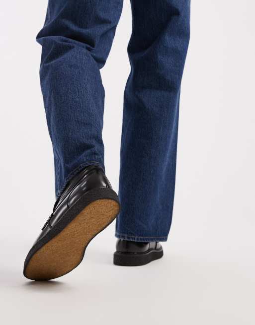 Fred Perry x George Cox - Mocassins en cuir - Noir, 2 de 4