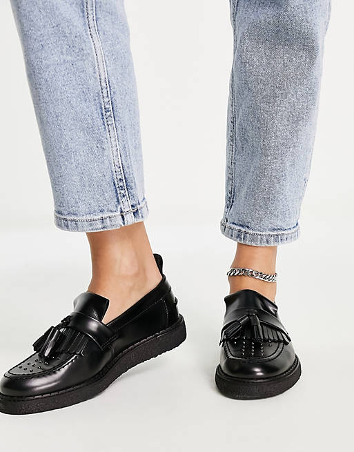 Fred Perry X George Cox Tassel Loafer Studded Leather