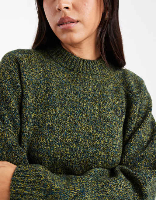 Fred Perry – Zielony melanżowy sweter, 2 z 4